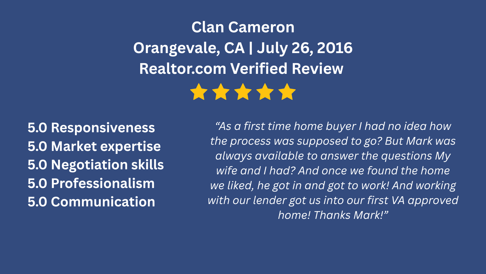 realtor.com 5 star review coach soto 5 star review